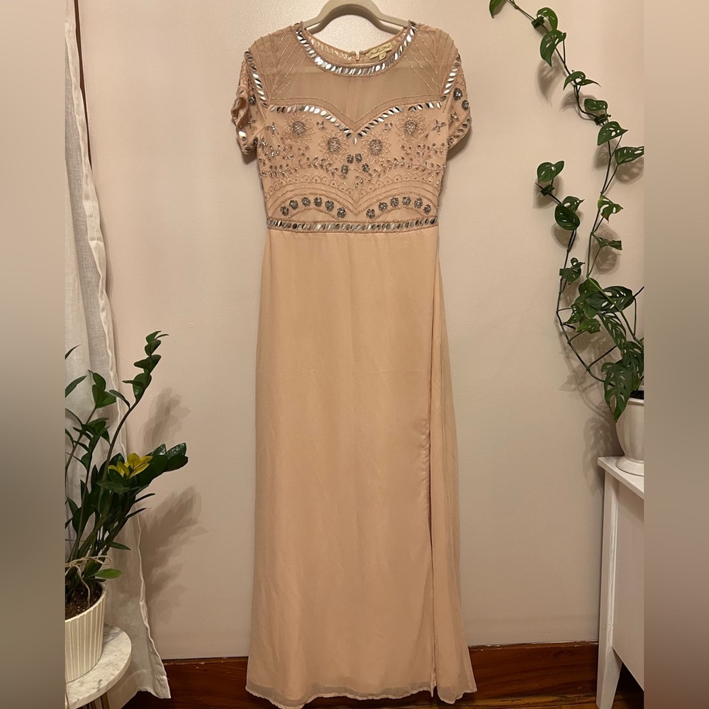 ASOS frock & frill blush Embellished Dress